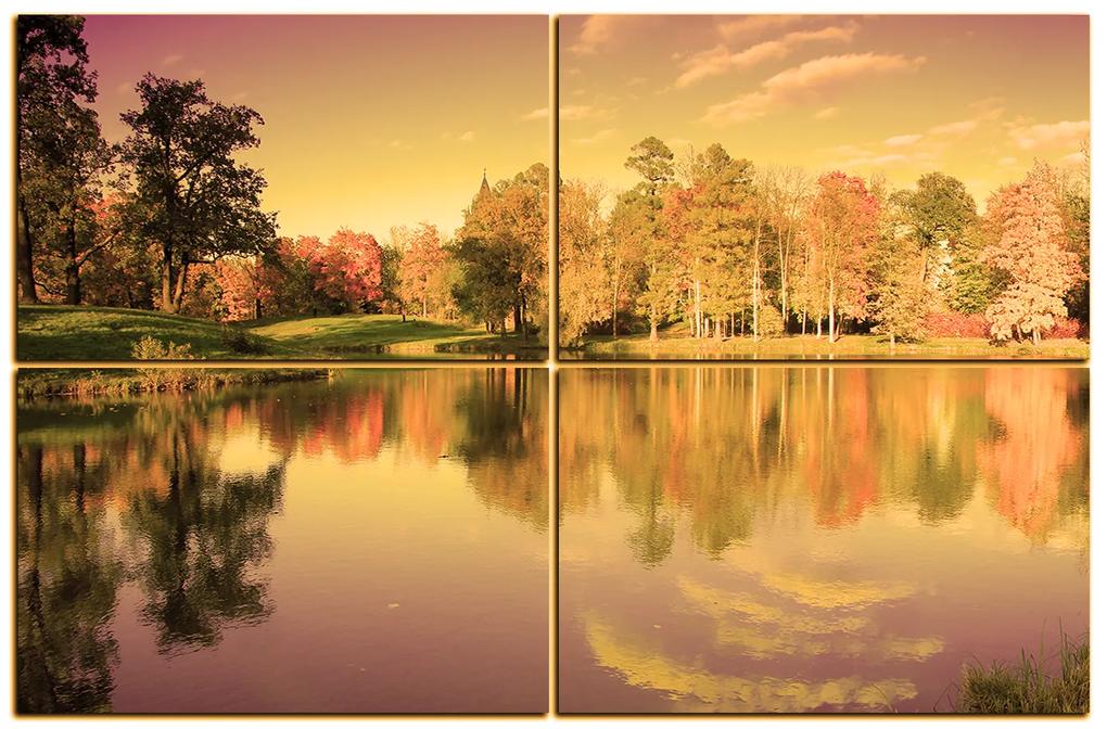 Obraz na plátne - Jesenný park 1175FE (90x60 cm)