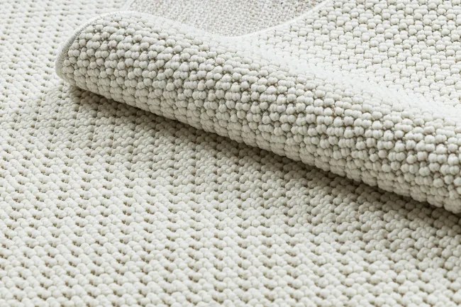 Metrážny koberec CASABLANCA LOOP biely