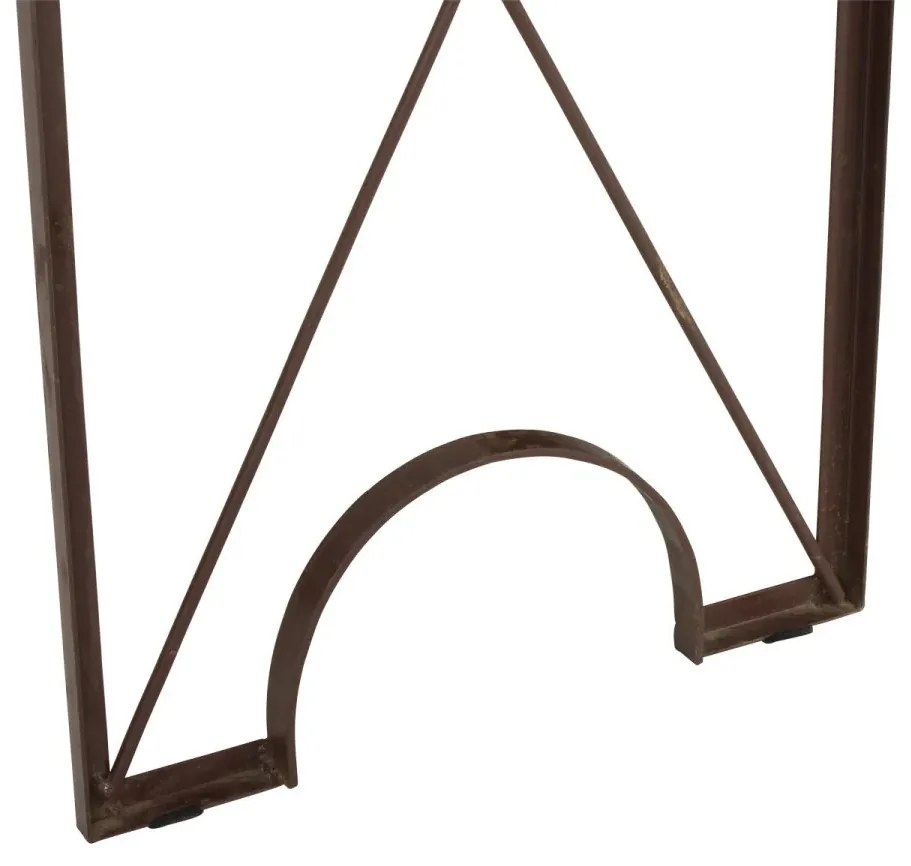 furniture-nabytek.cz - Lakovaný kovový barový stůl v červené barvě – 122×88×110 cm