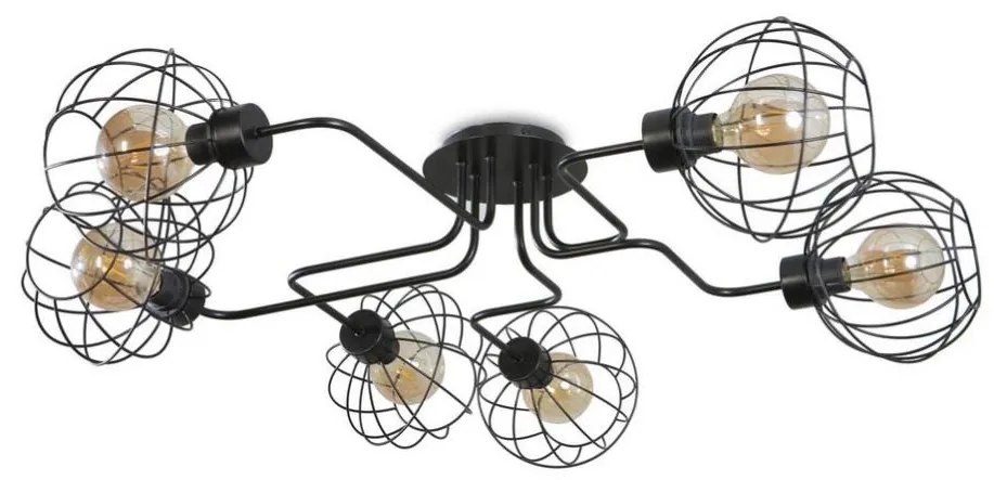 Light4home Prisadený luster ELECTRICO 6xE27/60W/230V LH0373