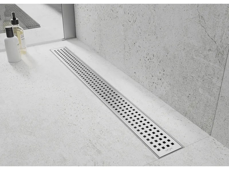 Mexen Flat nerezový sprchový žľab 70 cm vzor M08, 1025070-15