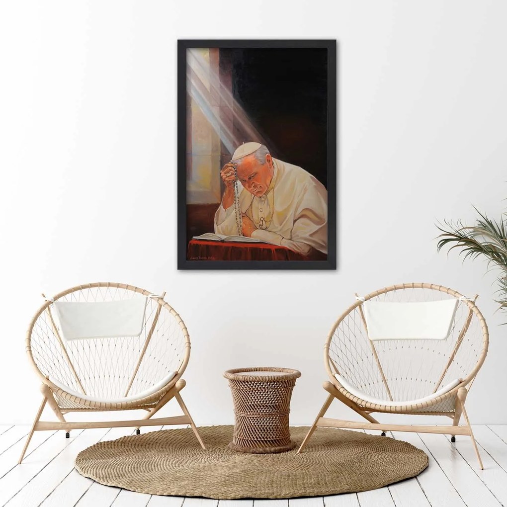 Gario Plagát Pápež Ján Pavol II Farba rámu: Bez rámu, Rozmery: 40 x 60 cm