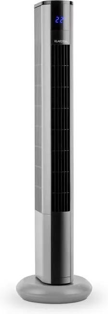 Klarstein Skyscraper 3G, stĺpový ventilátor s dotykovým ovládaním, 50 W, diaľkový ovládač, strieborný