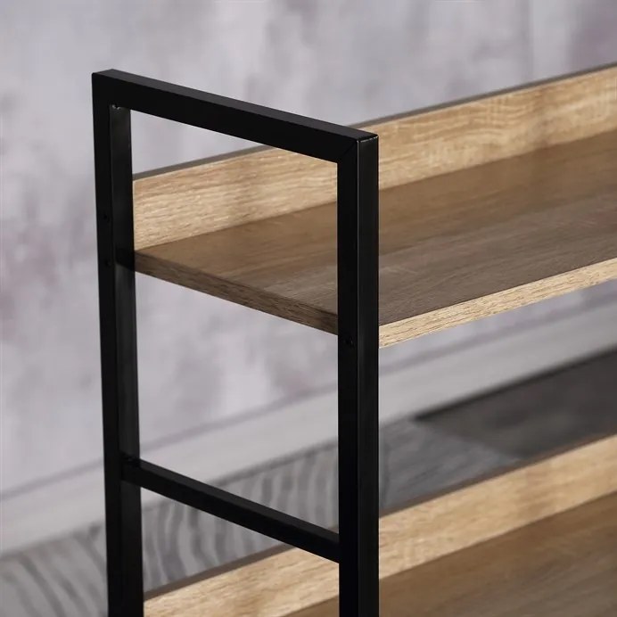 BONTEC Regál, mdf, hnedá, GD-314 OAK Farba: Prírodné