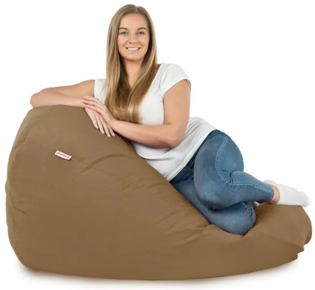 Plyšový sedací vak SAKO Béžový