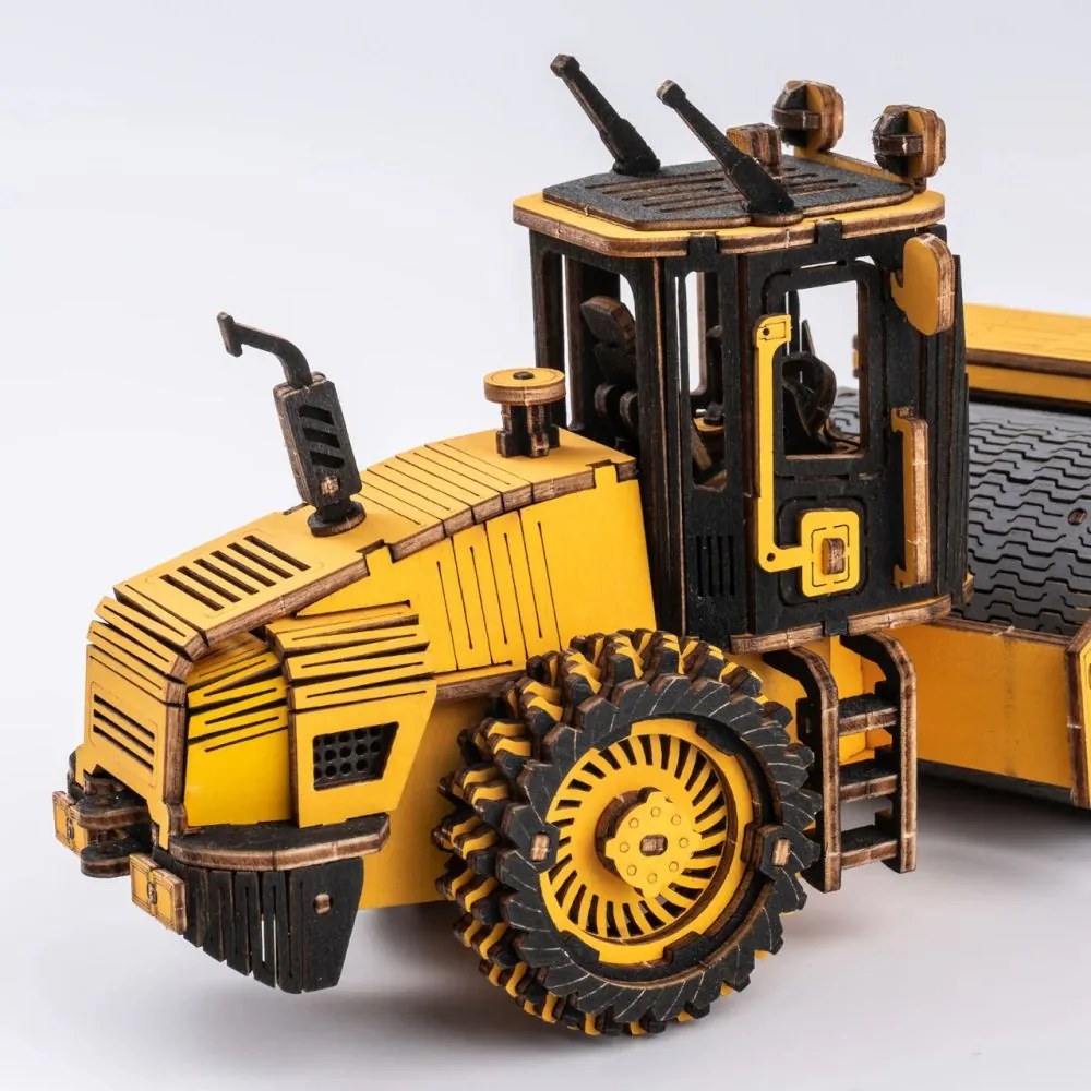 Robotime Rokr 3D dřevěné puzzle Silniční válec 149 ks
