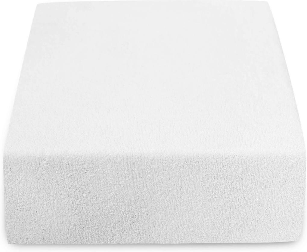 Froté plachta biela 90x200 cm Gramáž (hustota vlákna): Lux (190 g/m2)