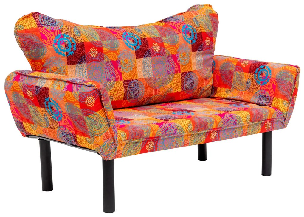 Rozkladacia pohovka dvojsed Chatty (patchwork). Akcia -19%. Vlastná spoľahlivá doprava až k Vám domov. 1062611