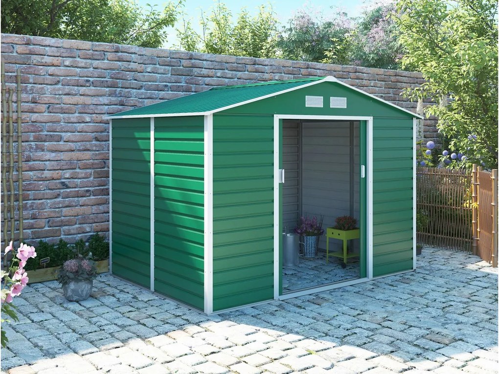 Záhradný domček G21 GAH 529 - 277 x 191 cm, zelený 63900537