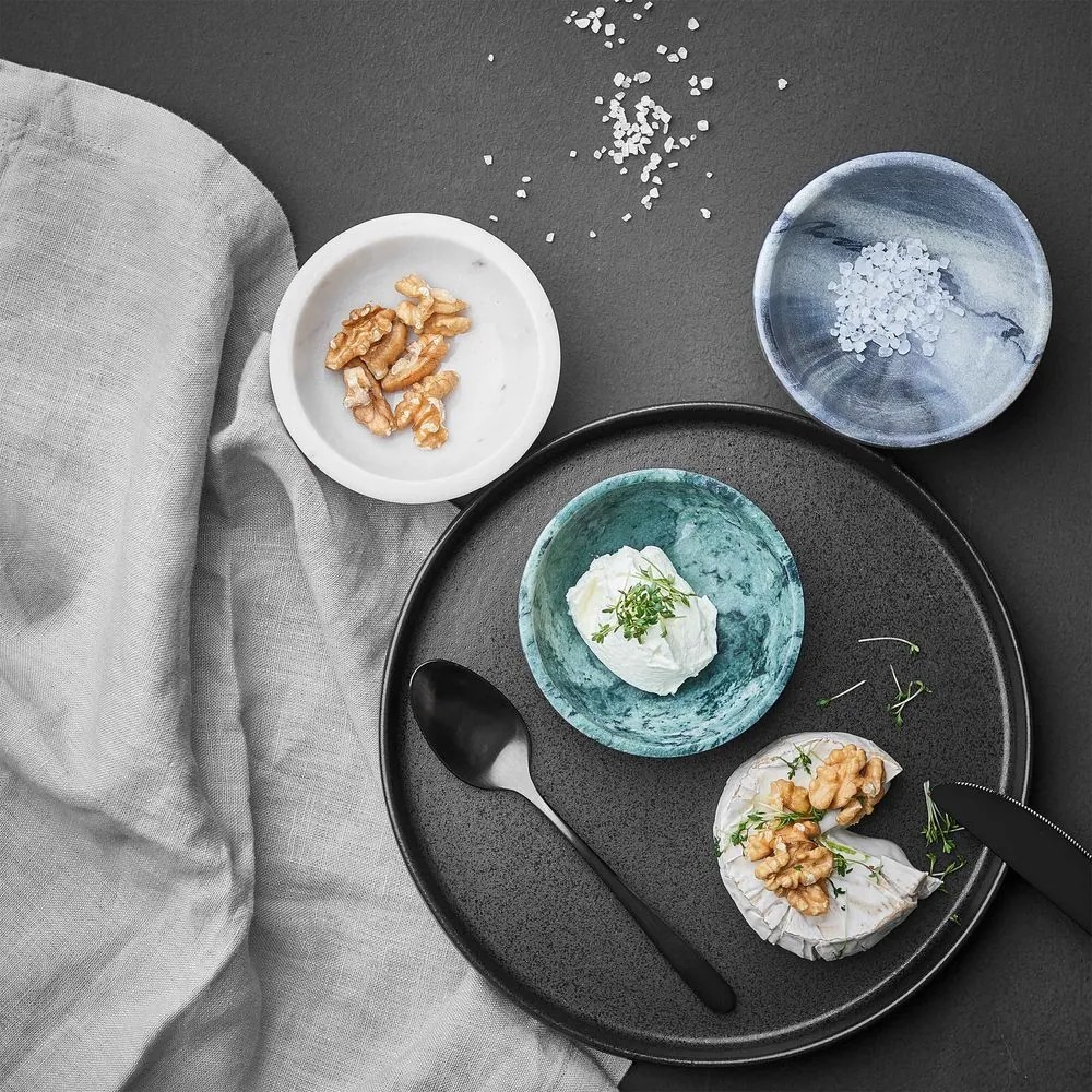 CASA NOVA Sada raňajkových tanierov 22,5 cm set 4 ks - čierna