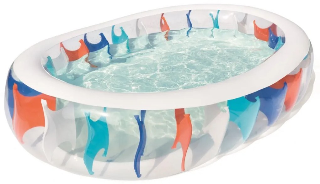 BESTWAY DETSKÝ NAFUKOVACÍ BAZÉN ELLIPTIC - 54066 - 229 x 152 x 51 cm