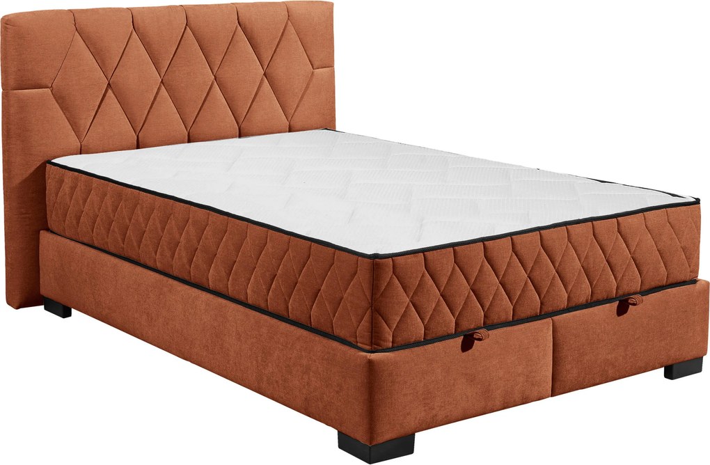 XXXLutz AMERICKÁ POSTEĽ, 140/200 cm, koňaková MID.YOU - Online Only spálne - 002220053808