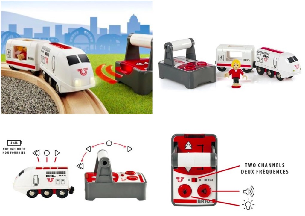 Brio - Elektrický vláčik - súprava na diaľkové ovládanie