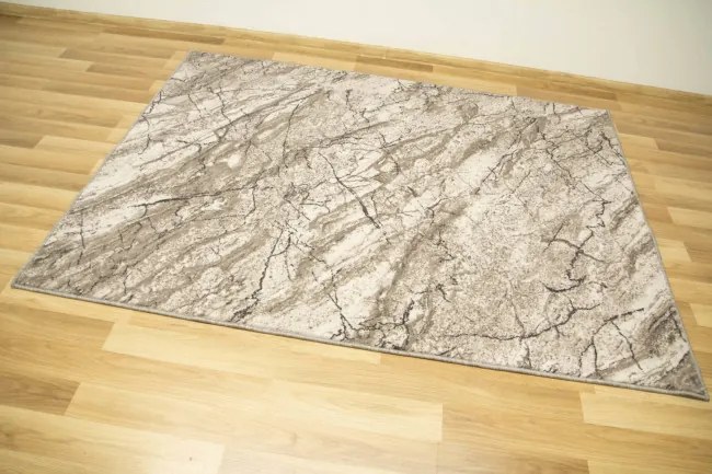 Metrážny koberec Aqua Marble 19 mramor sivý