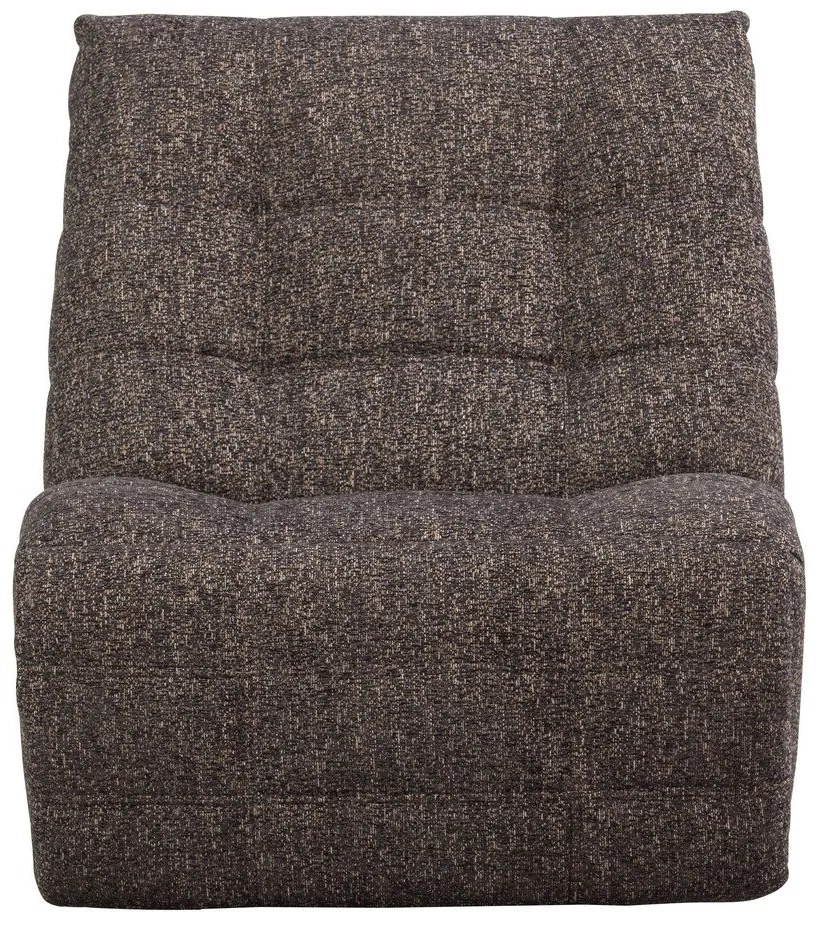 Antracitové polohovacie relaxačné kreslo Hein – WOOOD