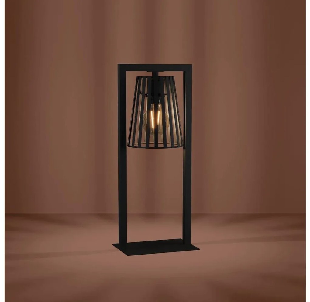Eglo 390005 - Stolná lampa BOGOTA 1xE27/40W/230V čierna