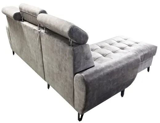 Sedacia súprava Lavante, ľavá, sivá (rinaldi 13)