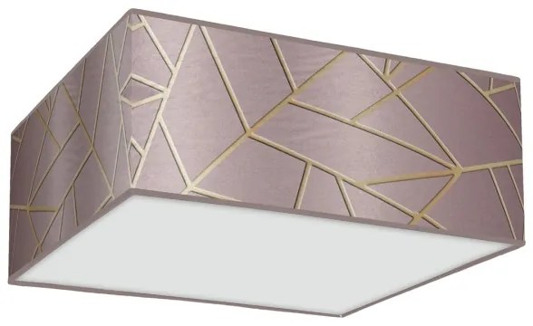 Stropné svietidlo ZIGGY 3xE27/60W/230V ružová/zlatá