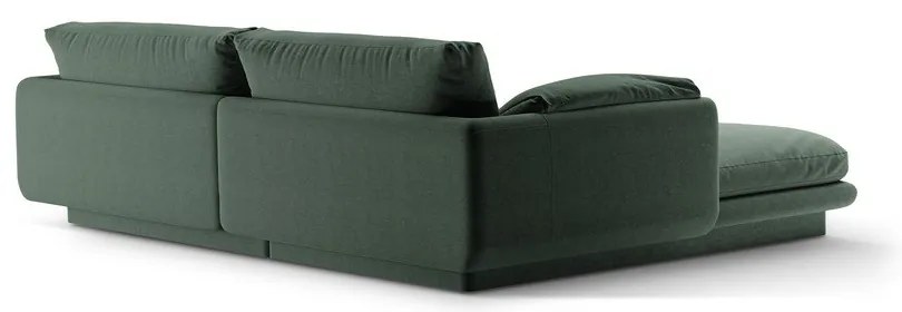 Tmavozelená rohová pohovka (pravý roh) Torino – Micadoni Home