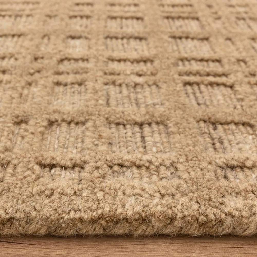 Béžový ručne tkaný koberec s prímesou vlny 200x290 cm Thatch Honey – Asiatic Carpets