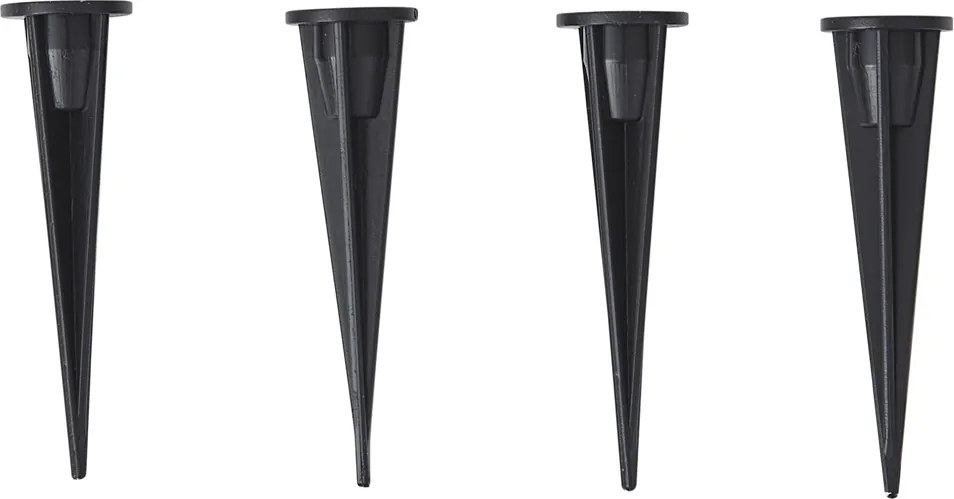 Stojaca vonkajšia lampa biela 80 cm vrátane LED IP44 - Fungi