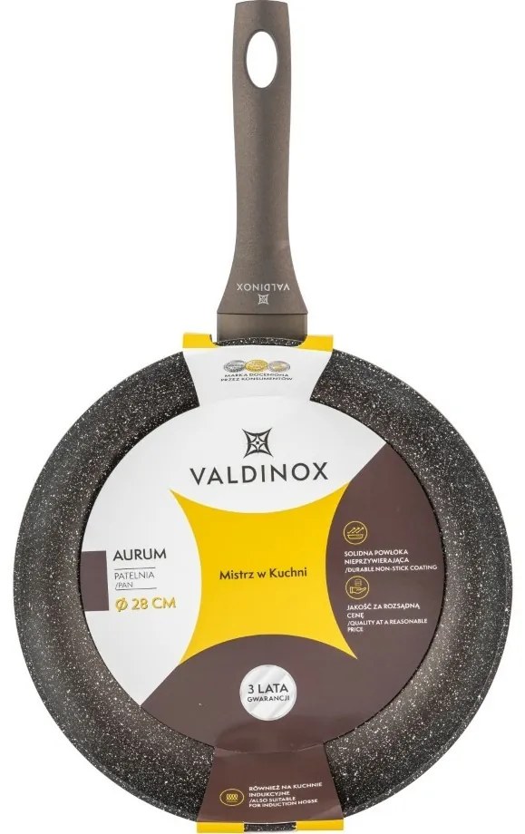 Valdinox Aurum Panvica s nepriľnavým povrchom, 28 cm, 28 cm