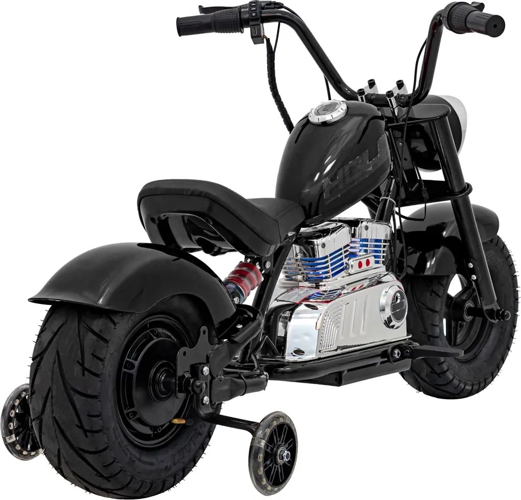 Ramiz Chopper Warrior Motocykel čierny