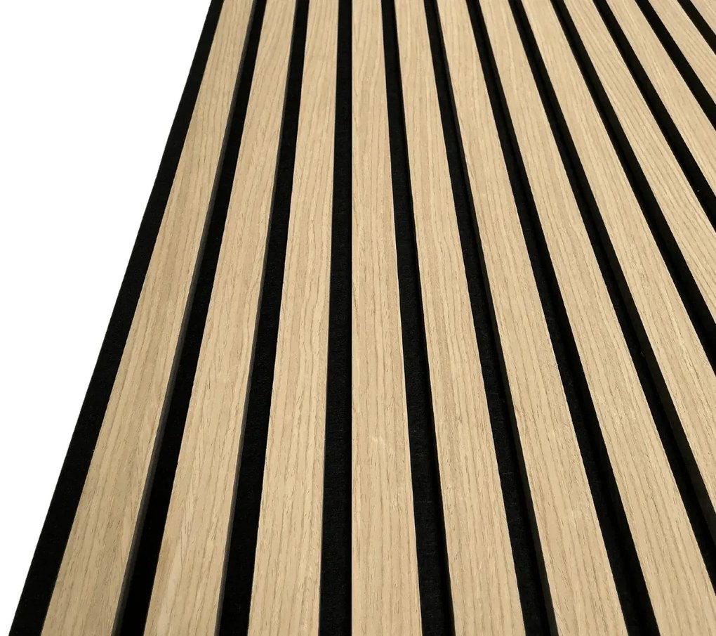 TRENDIE 3D Drevené lamely na stenu 255x30 cm - DUB