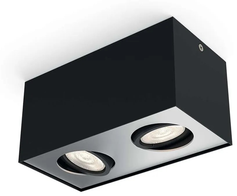 Philips 50492/30/P0-LED Stmievateľné bodové svietidlo MYLIVING BOX 2xLED/4,5W/230V P2030