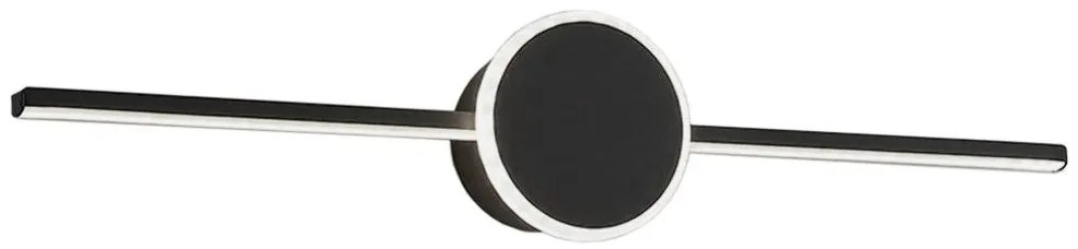 Toolight Toolight, LED kúpeľňové svietidlo nad zrkadlo 40cm APP848-1W, čierna, OSW-07880