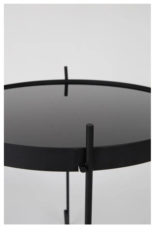 Čierny odkladací stolík Zuiver Cupid