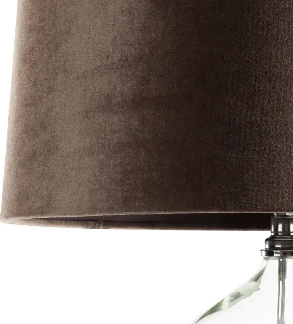 Dekoračná lampa AMORA tmavohnedá