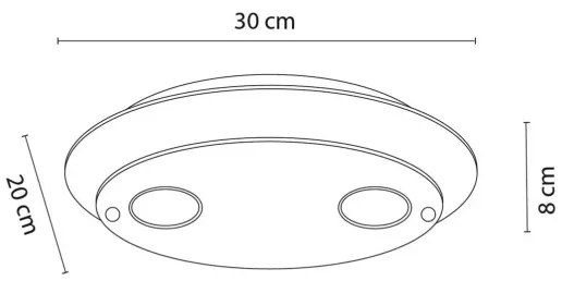 Lucide 79181/02/30 - Stropné svietidlo OKNO 2xGU10/5W/230V čierna
