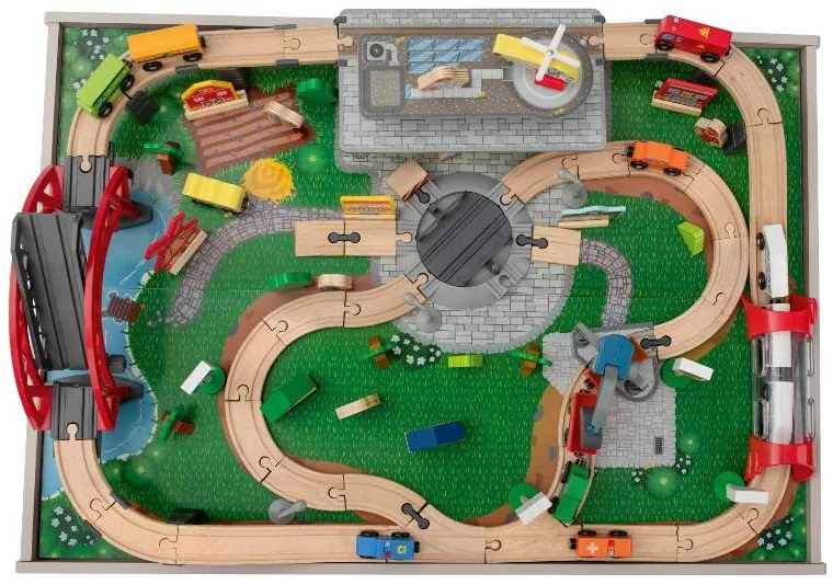 lupilu® Drevená stolná železnica (100394898)