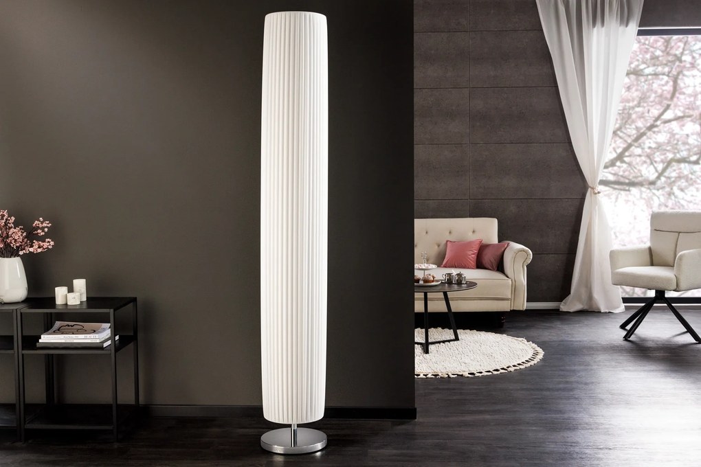 Stojacia lampa Salone 195cm biela