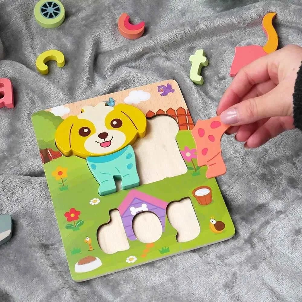 DAALO Anglické puzzle pro nejmenší - pejsek - AKCE!