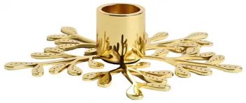 Mosadzný svietnik Mistletoe Brass COOEE Design
