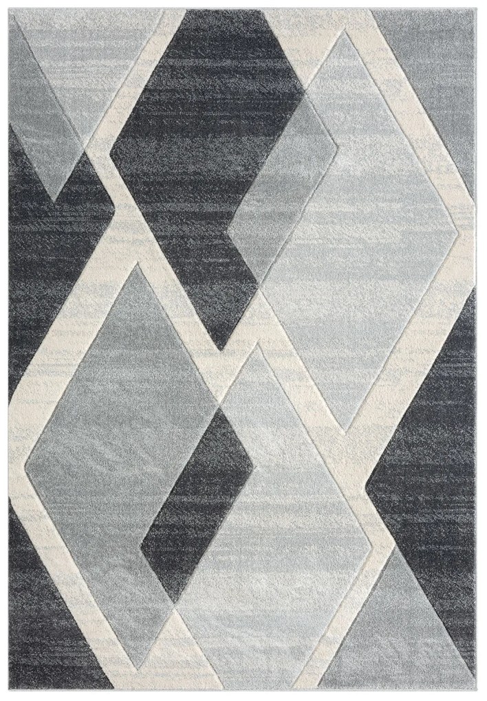 Dekorstudio Moderný koberec BONITO 7167 sivý Rozmer koberca: 160x230cm