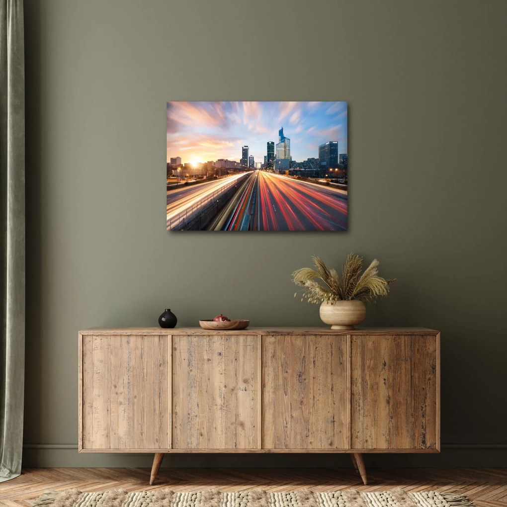 Obraz - Cesta veľkomesta (70x50 cm)