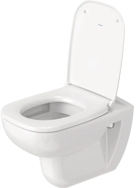 Duravit 25700920002 - Závesné bezokrajové WC D-CODE, keramika / lesklá biela