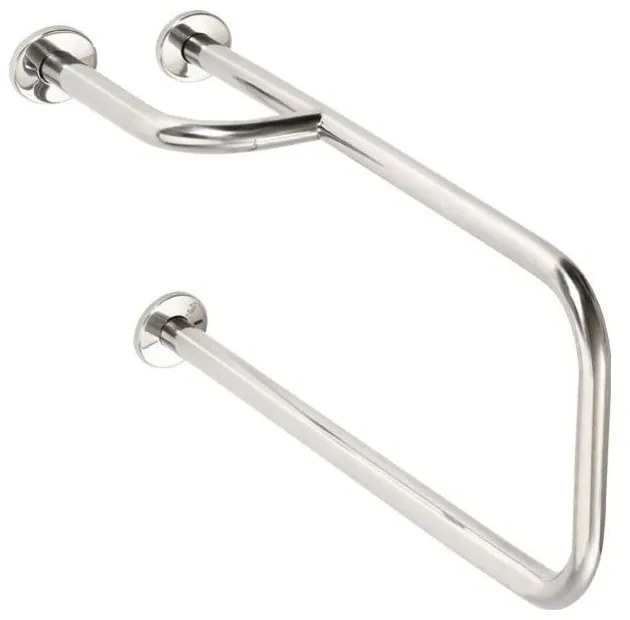 Nástenné madlo do kúpeľne z nehrdzavejúcej ocele 52 cm Handicap Left – Sapho