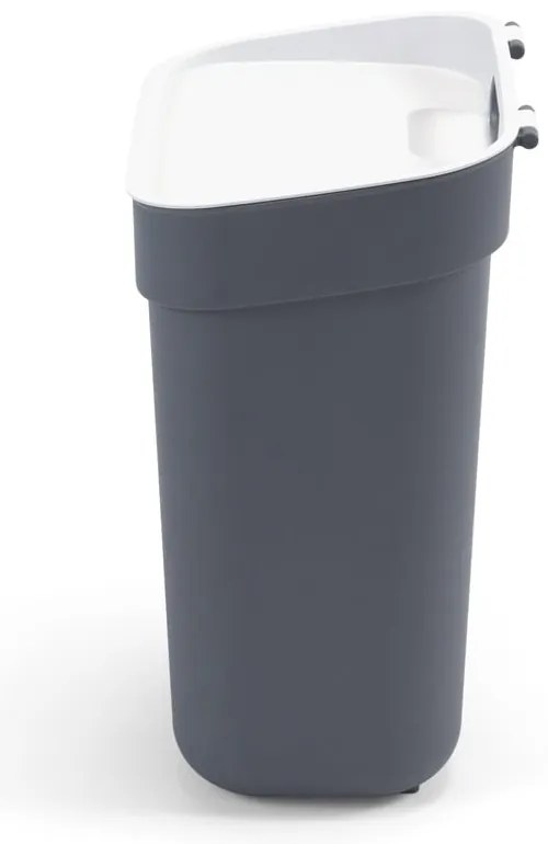 Tmavosivý odpadkový kôš na triedený odpad z recyklovaného plastu 10 l Ready To Collect – Curver