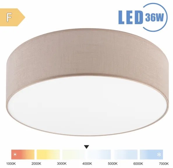 Brilagi - LED Stropné svietidlo SIRIJA LED/36W/230V pr. 45 cm béžová