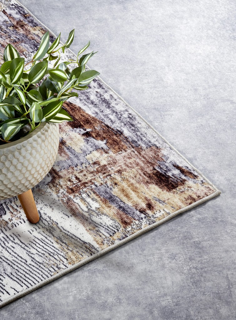 ELLE Decoration, Kusový koberec Imagination New 106036 Copper/Gold z kolekcie Elle, 160x230, viacfarebná, obývacia izba