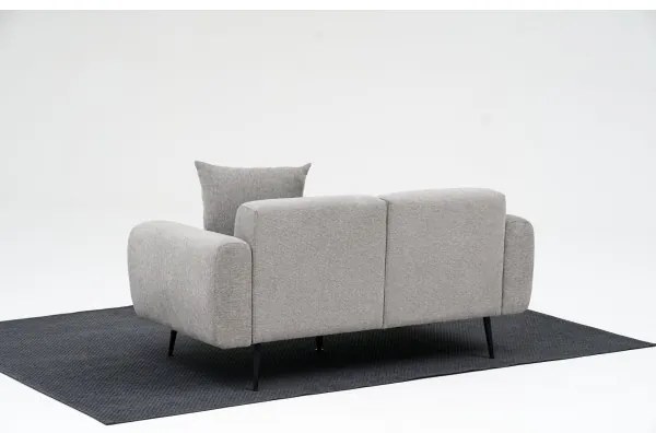 Dvojmiestná pohovka PISA svetlosivá