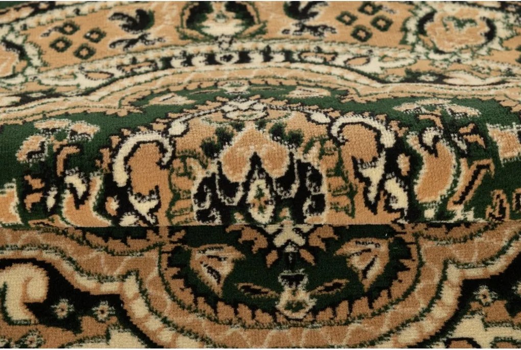 TA Koberec E951A ZELENÝ ATLAS PP KOLESO Rozmer: 140x140 cm