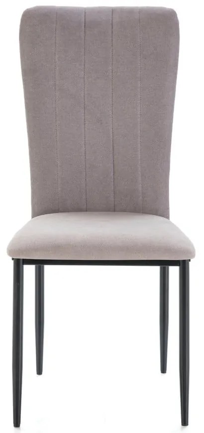 Svetlosivé jedálenské stoličky v súprave 4 ks Holly – Marckeric