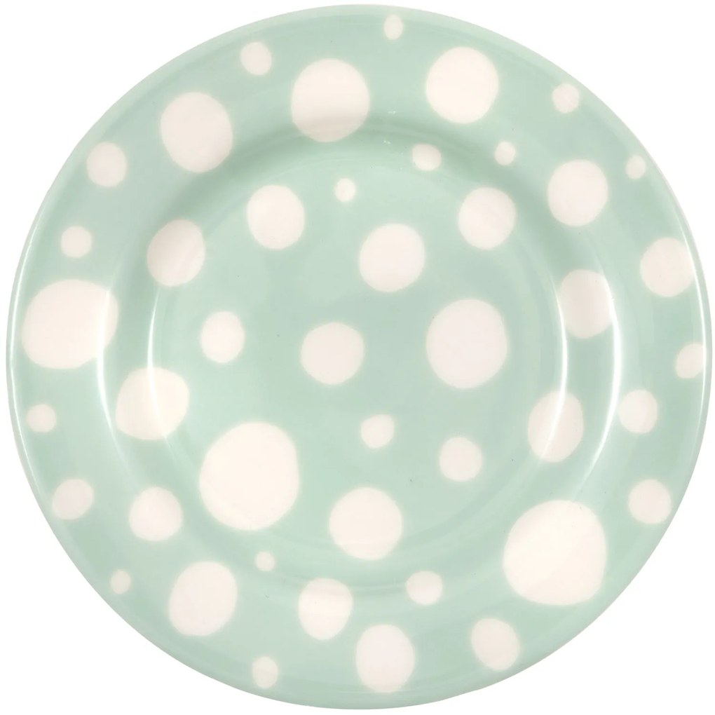 GREEN GATE Porcelánový tanierik Neva Mint 15 cm