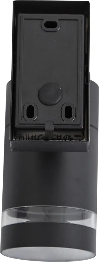 Moderné vonkajšie nástenné svietidlo čierne IP44 - Ensam