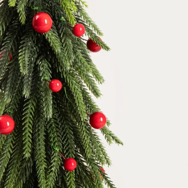 Vianočný stromček BOMBS s červenými guľôčkami 751783